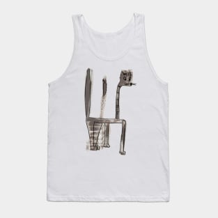 Abstract cat Tank Top